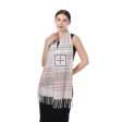 Cashmere Feel Scarf SW-10 Pale Lavender / Pink