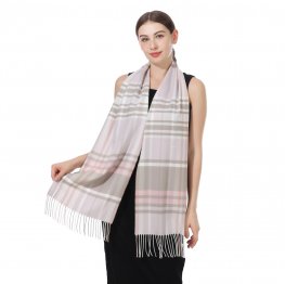 Cashmere Feel Scarf SW-10 Pale Lavender / Pink
