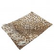 Leopard Pattern Pashmina W057-7 Chocolate/Brown