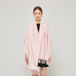 SF231453 Cashmere Touch Solid Shawl: Pink