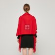 SF231457 Cashmere Touch Solid Shawl:Red