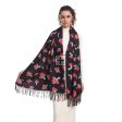 Cute Mushroom Print Shawl SF33142  Cute Mushroom Print Shawl SF33142