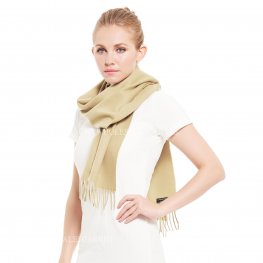 Solid Cashmere Feel Scarf SN33-4 Champagne  Solid Cashmere Feel Scarf SN33-4 Champagne
