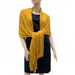 Soft Knit Scarf WT072 Golden Yellow