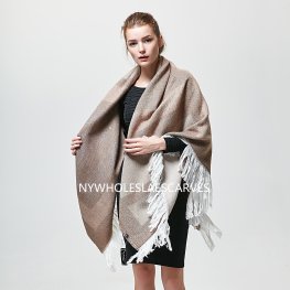 XG221211 Super Soft Oversized Blanket Scarf with Fringe Camel