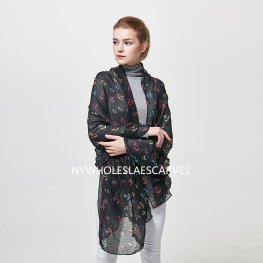 2112703 Color Anchor Print Scarf  2112703 Color Anchor Print Scarf