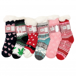Women's Winter Thermal Warm Socks 270630 (6 colors 6pc)