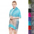 Lurex Paisley Pashmina 63S (12 Colors, 1 Doz)