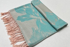 Romantic Peony Pashmina