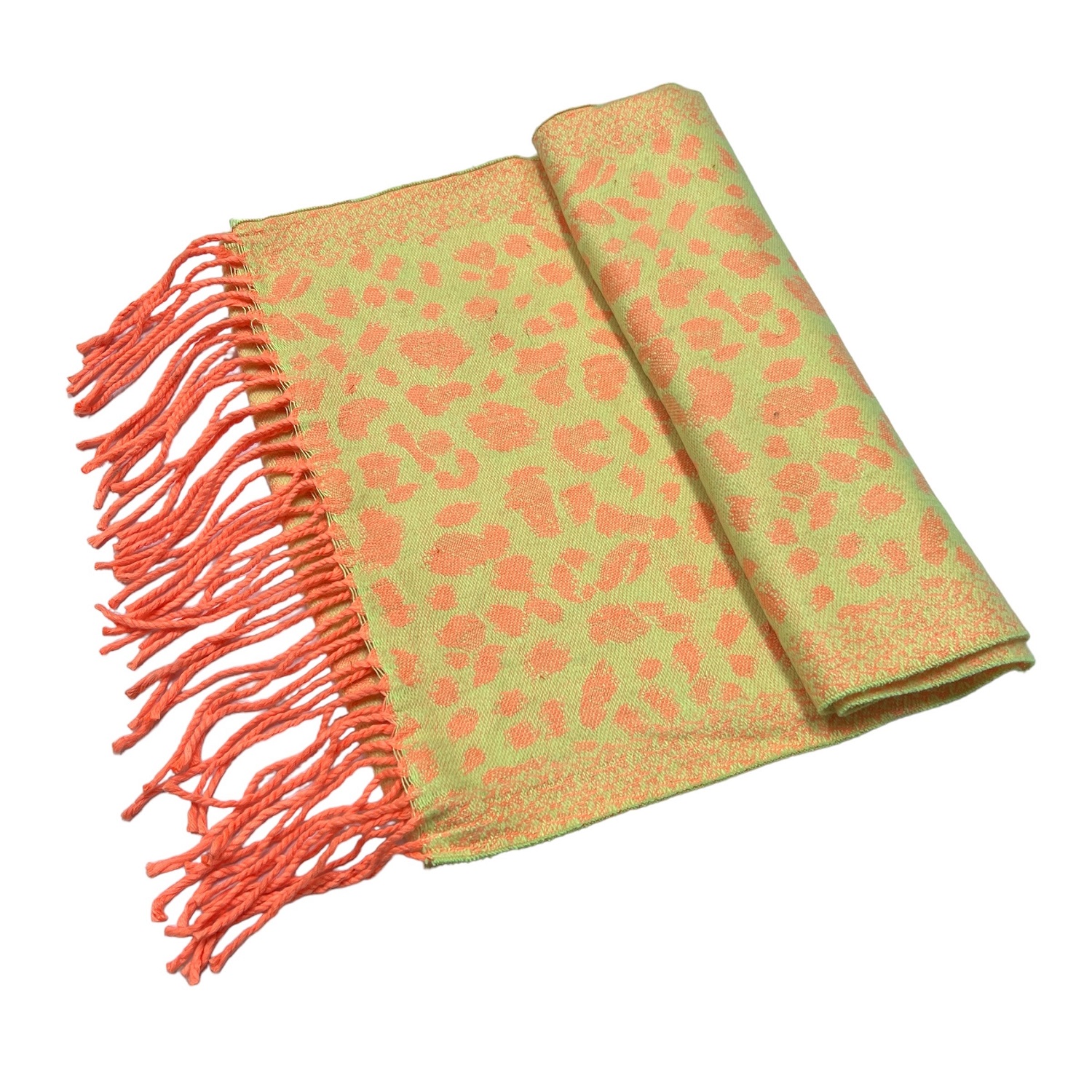 Cashmere Feel Scarf #502-9 Color: Yellow/Orange