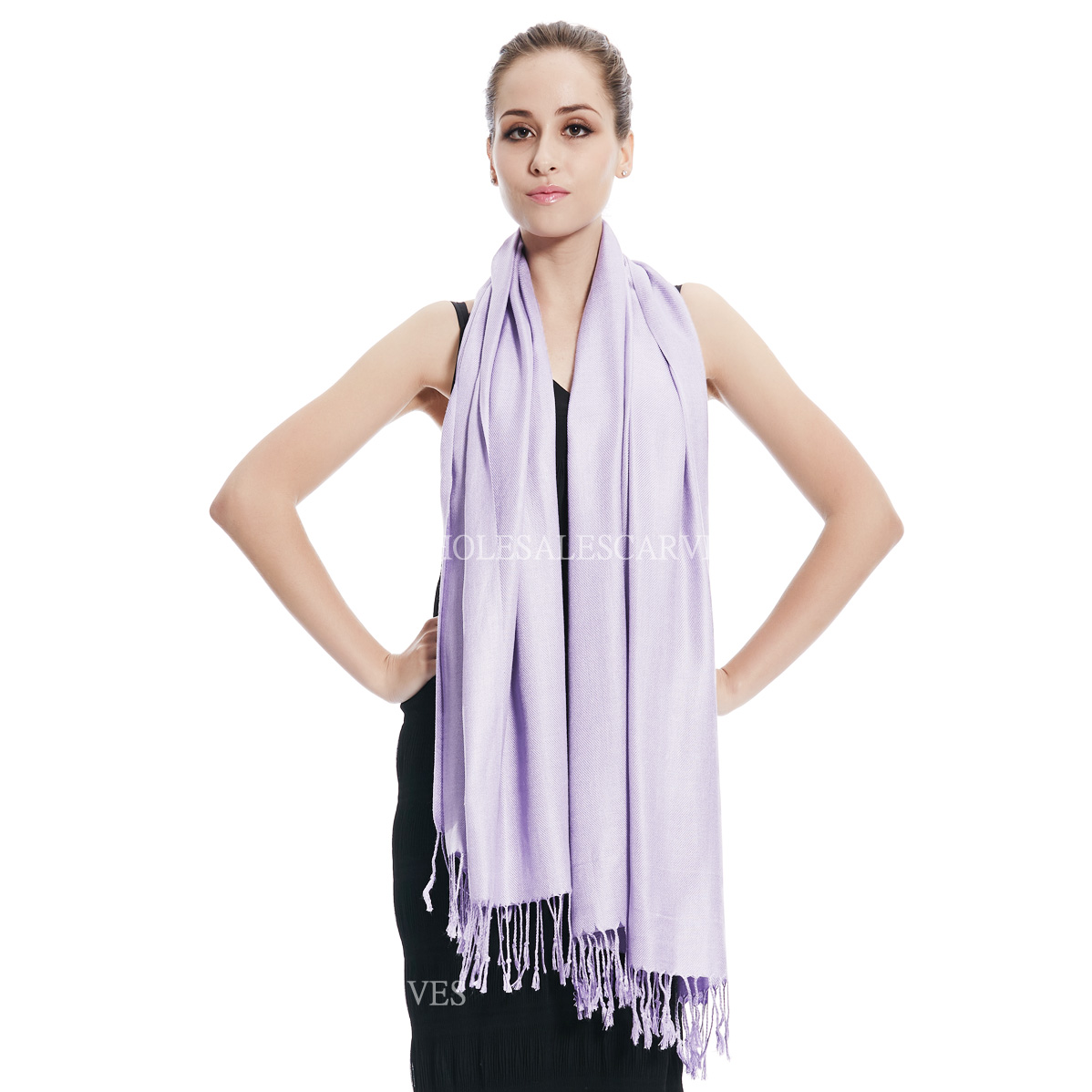 Solid Pashmina 8133 Thistle