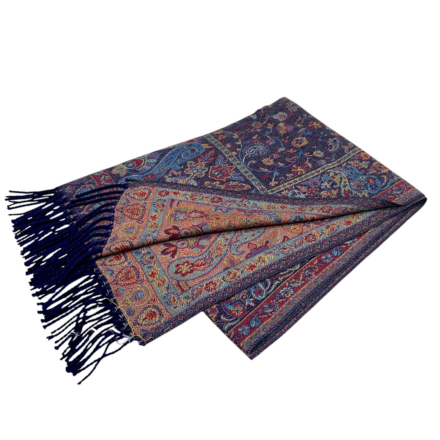 Paisley reversible Cashmere Feel Shawl SF24133-2
