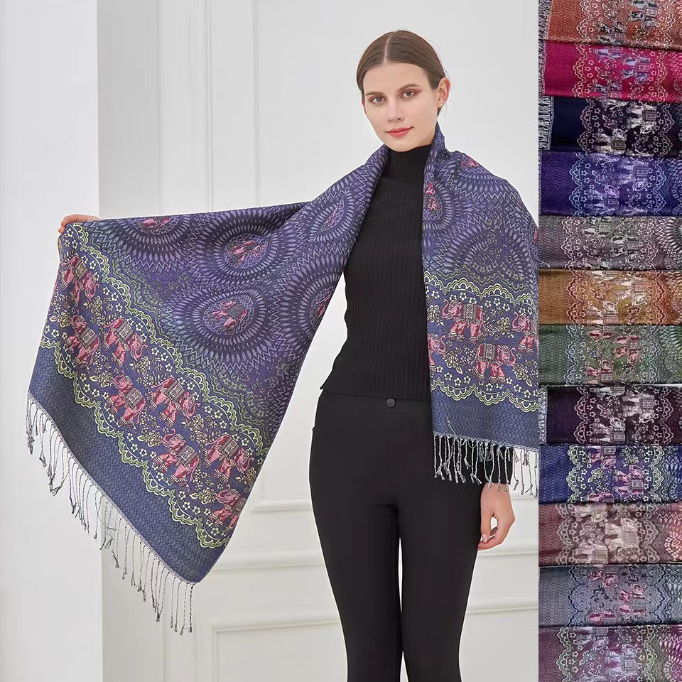 Little Elephant Pashmina NY23176 (11 COLORS, 1DZ )