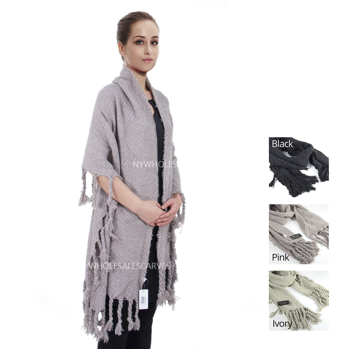 CG27104 Soft Long Fringe Shawl [CG27104] - $9.00 : Wholesale scarves ...