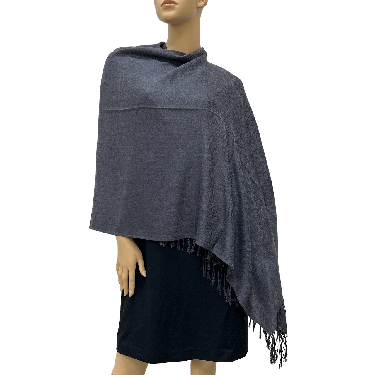 Jacquard Pashmina PL18311 Grey