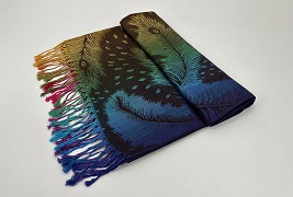 Jewel Tones Peacock Feathers