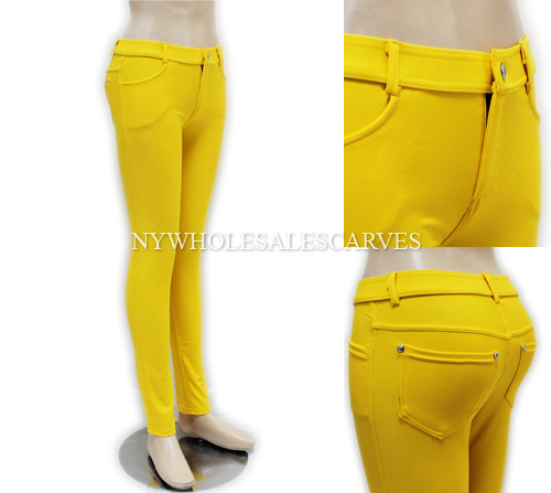 yellow jeggings