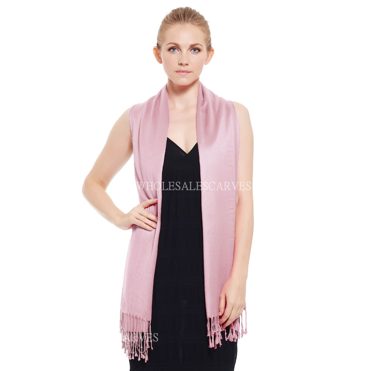 DXG Solid Pashmina DXGP11-4 Thistle