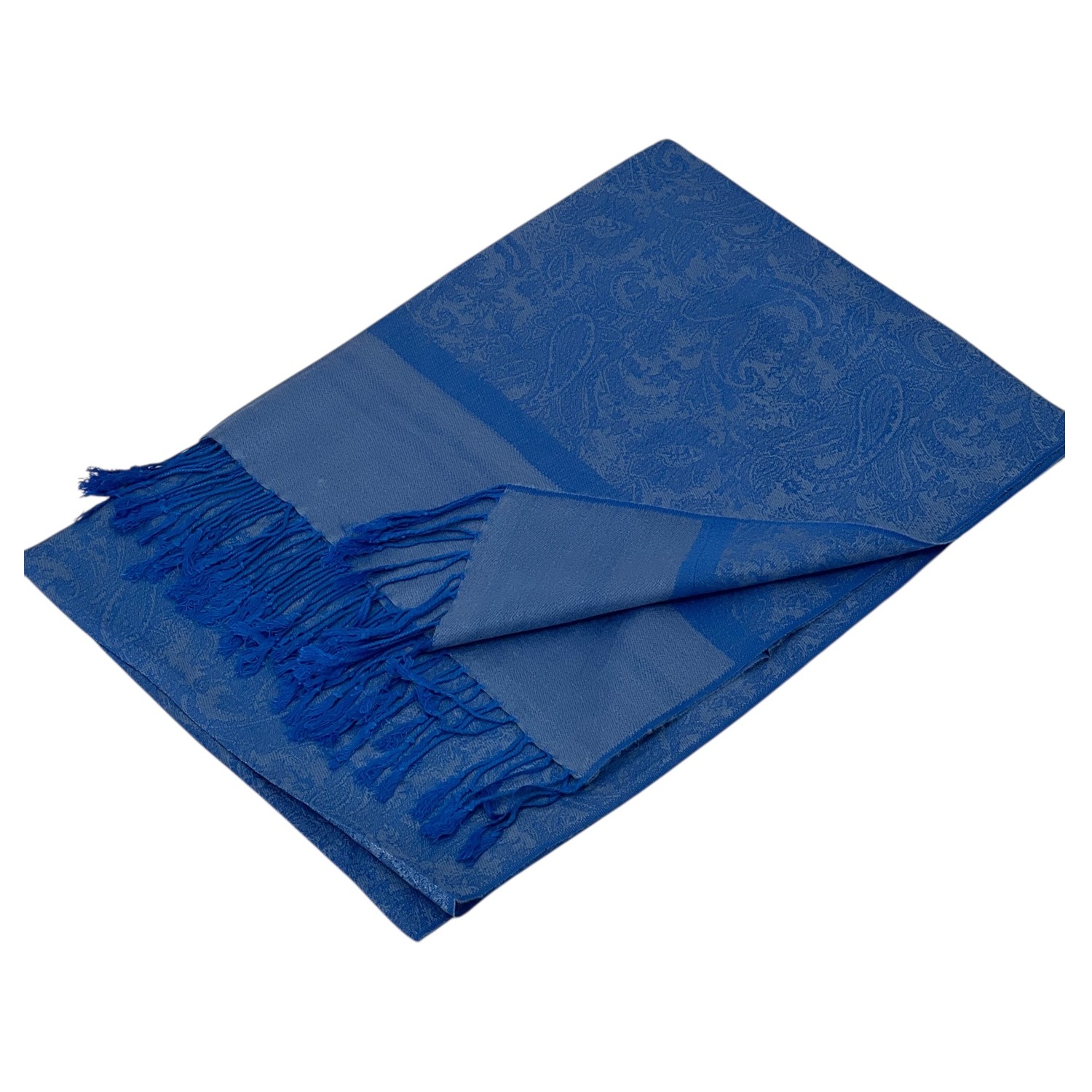 Jacquard Pashmina PL18116 Blue/Grey