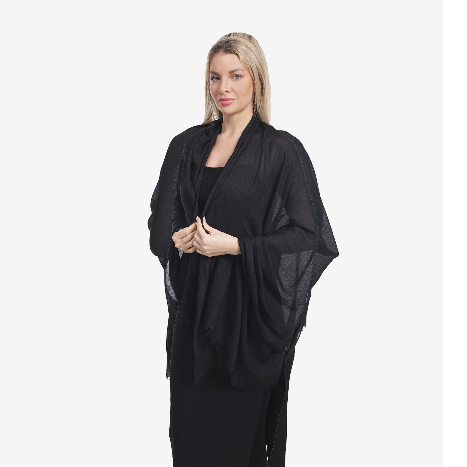 Soft Over Size Shawl 3301 Black