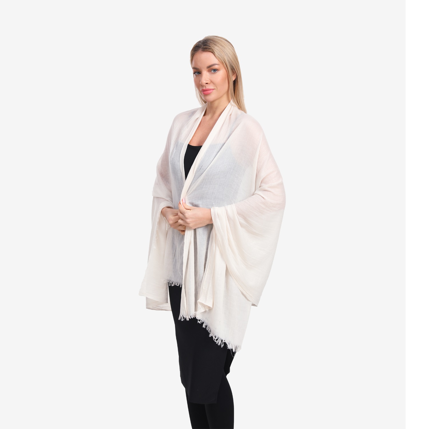 Soft Over Size Shawl 3303 Off White