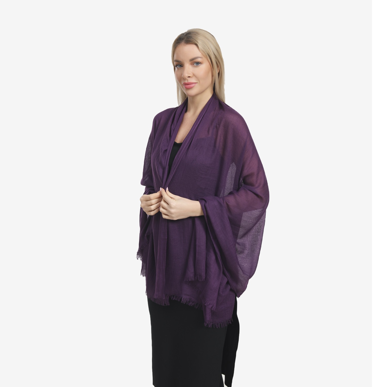 Soft Over Size Shawl 3309 Violet