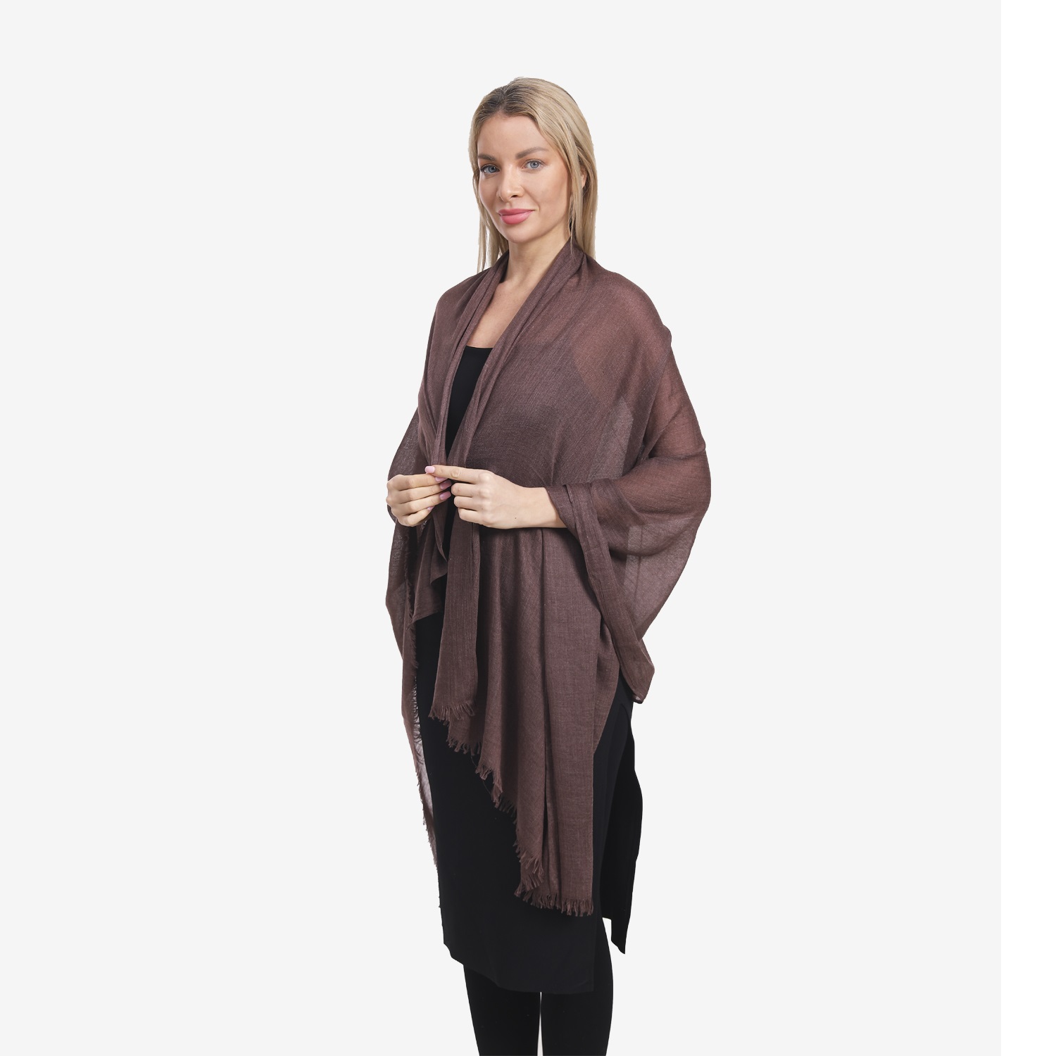 Soft Over Size Shawl 3314 Brown