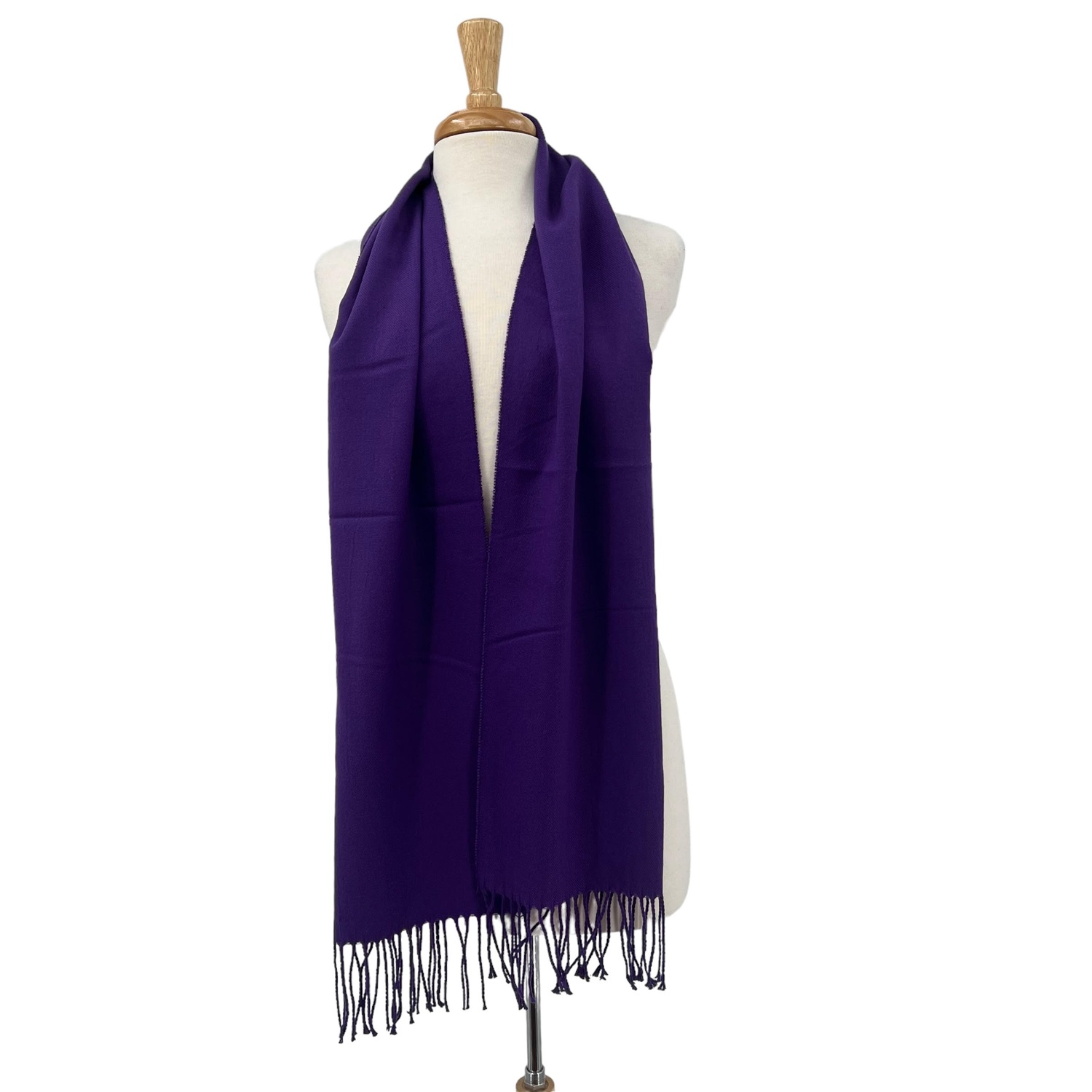 Cashmere Feel Scarf 19-21B Royal Purple