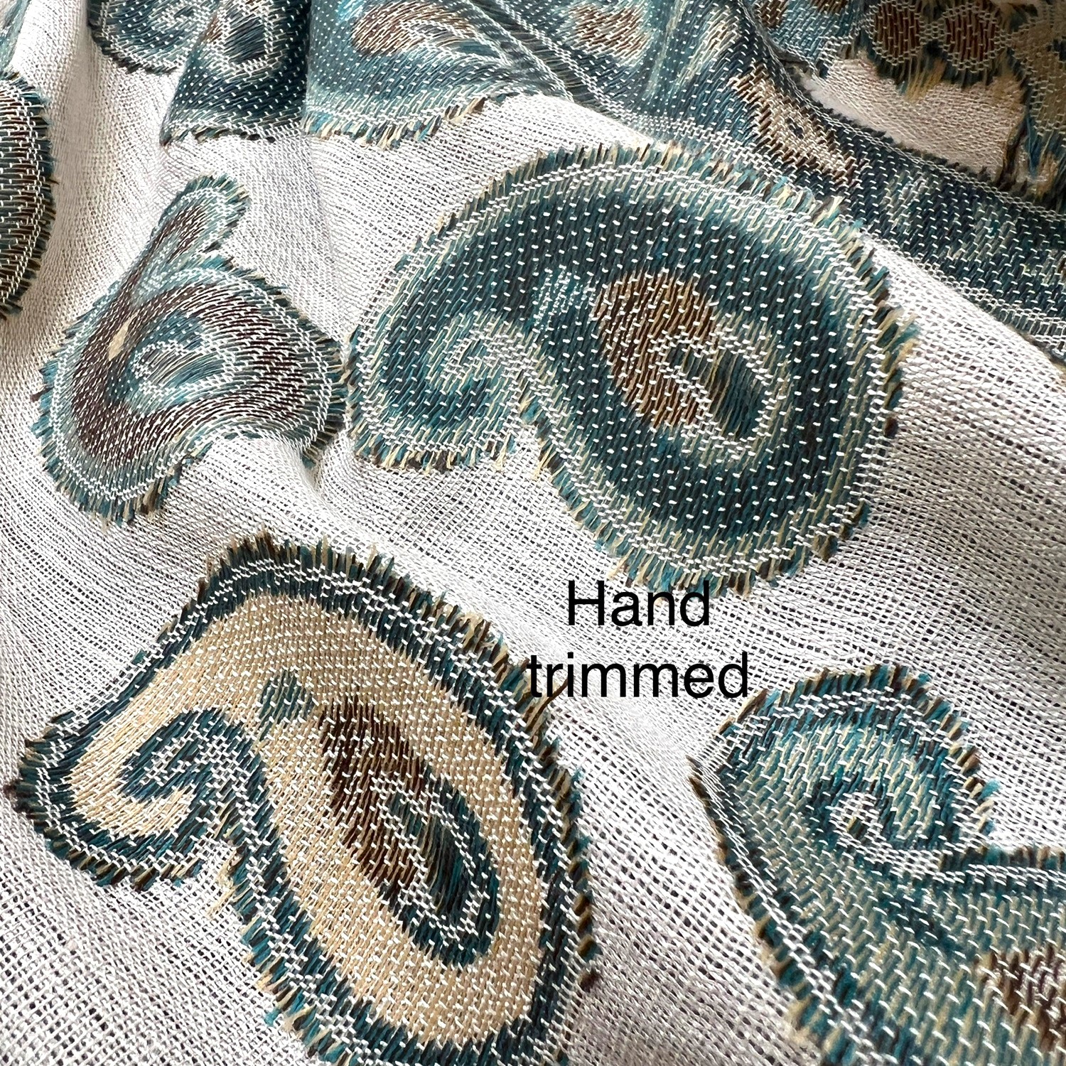 Hand Trimmed Paisley Pashmina SF24132 (11Colors,1Doz)