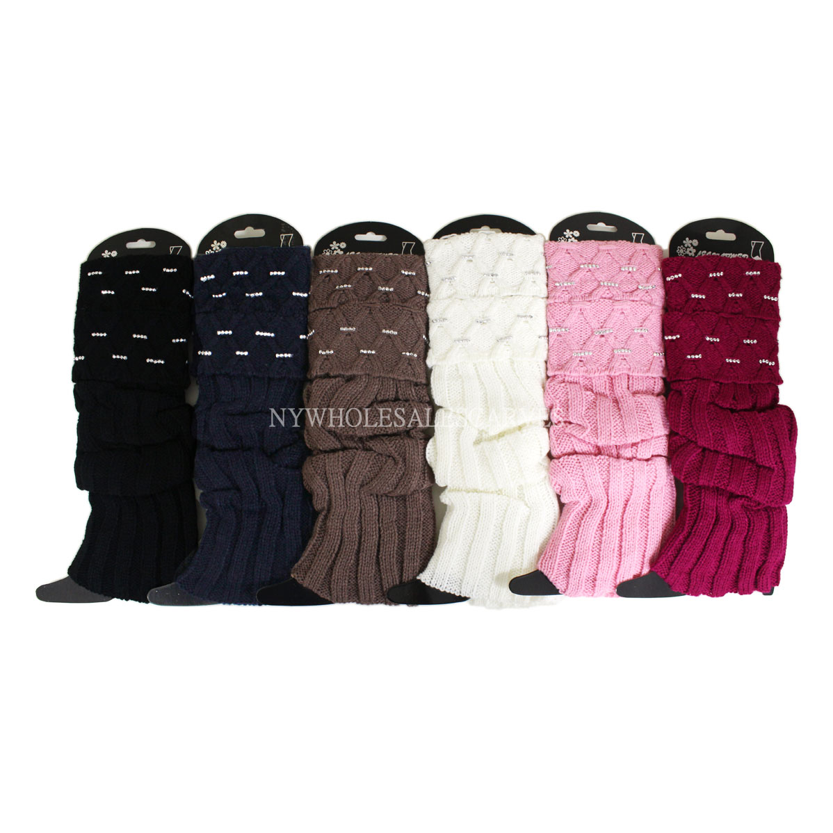 Cable Knit Leg Warmers 718-2 (6 Colors, 1 Doz) [718-2] - $42.00 ...