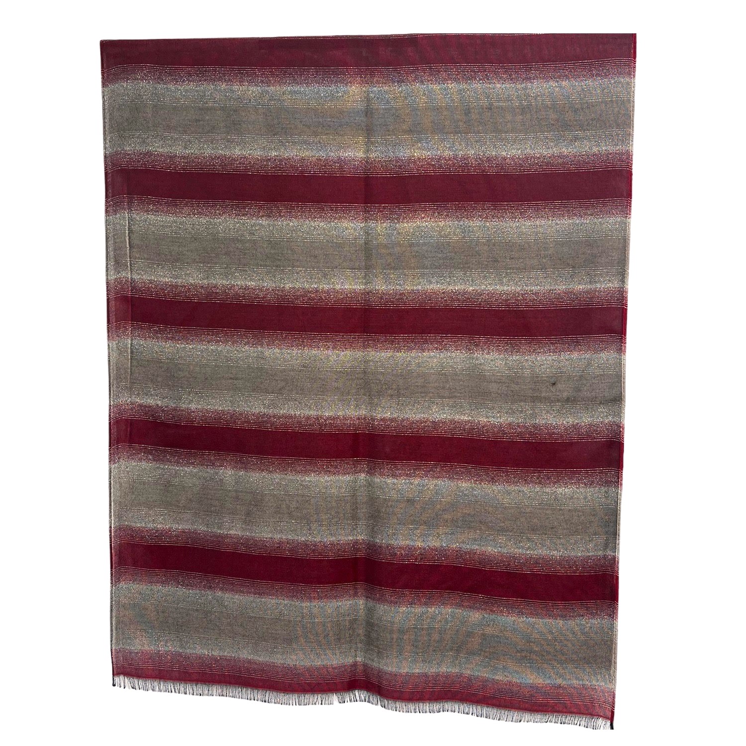 Shimmer Metallic Stripe Shawl XR5001 (12 colors, 1DZ)