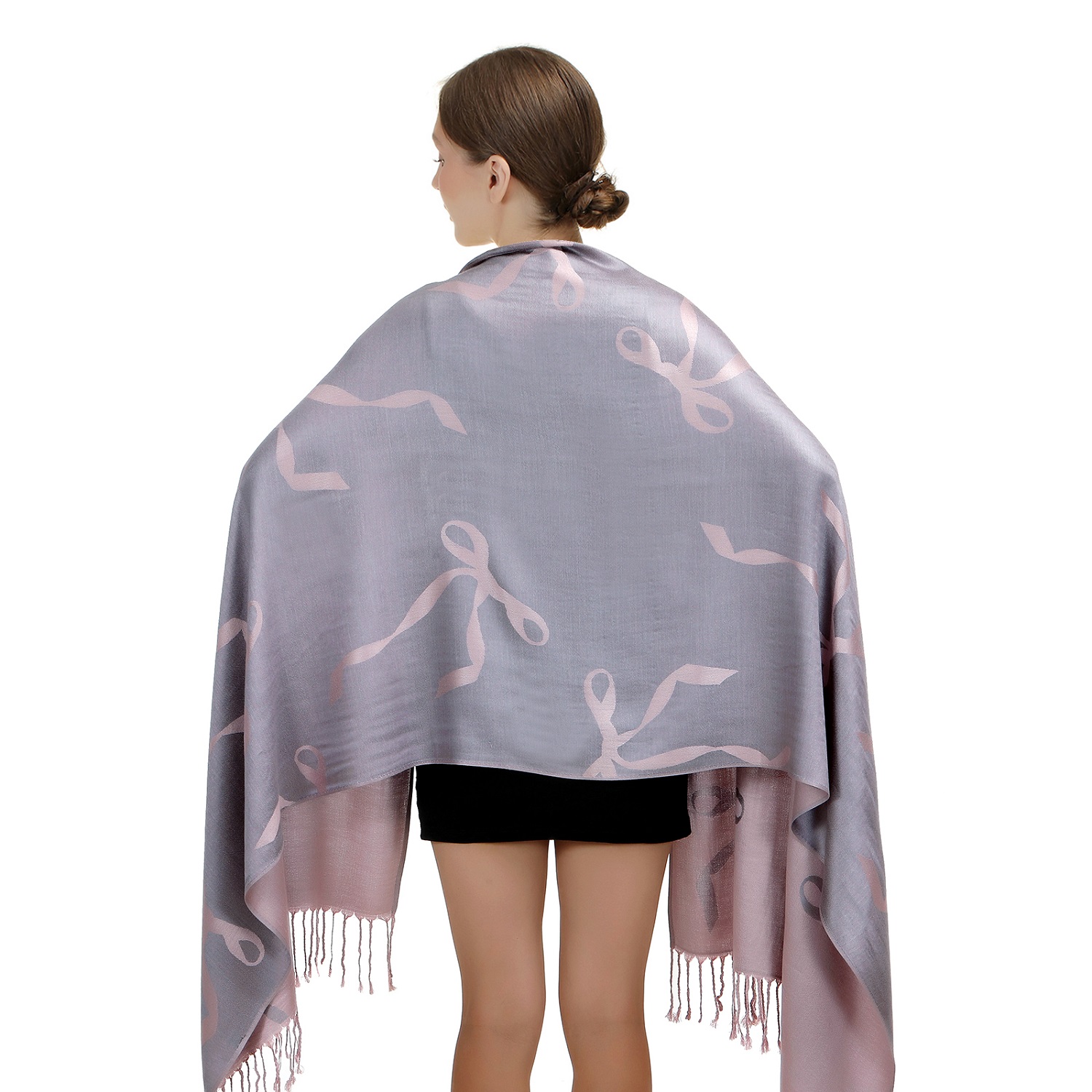 Chic Bowknot Pattern Pashmina SF24134 (11Colors , 1Doz)