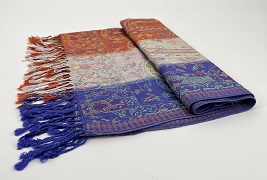 Luxury Rainbow Paisley Pashmina